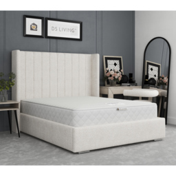 DS Living Aurora Serenity King Size 1000 Pocket Sprung Mattress with Comfort Layers - White - Wilko - thumbnail 3