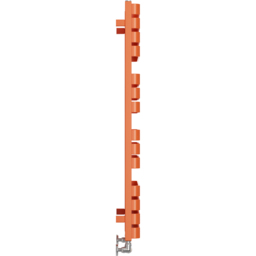 Terma Warp T Bold Matt Orange Heated Towel Rail 2660 BTU 1110 x 500mm - Size: 111 x 50 x 11.2cm - Wilko - thumbnail 5