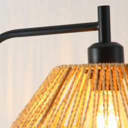 Living and Home Brown Irregular Shade Floor Lamp - Size: 167.6 x 25 x 25cm - Wilko - thumbnail 7