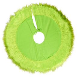 Fluffy Tree Skirt Green - Wilko