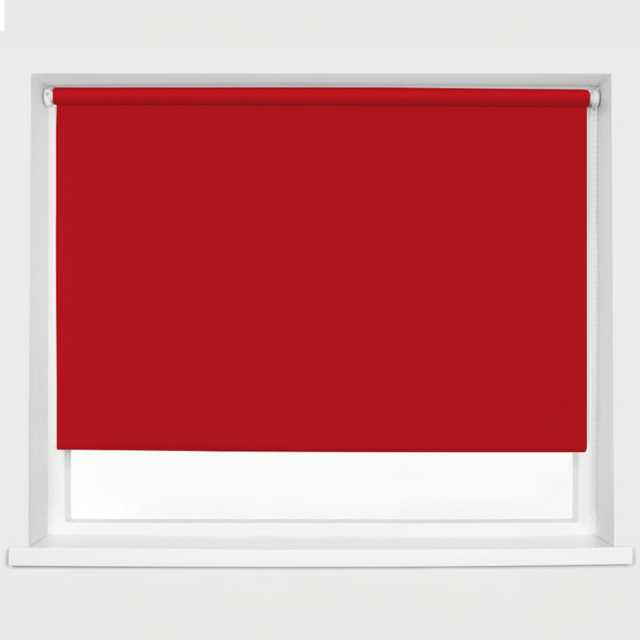 Caecus Blackout Roller Blinds Red 180cm x 120cm - Wilko - image 1