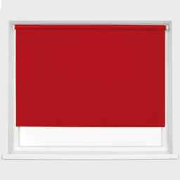 Caecus Blackout Roller Blinds Red 180cm x 120cm - Wilko - thumbnail 1