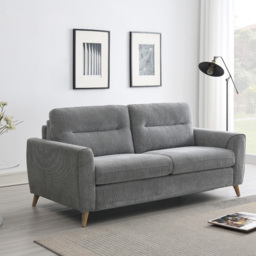 Tribeca 2 Seater Grey Sofa Bed - Wilko - thumbnail 4
