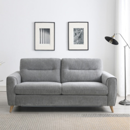 Tribeca 2 Seater Grey Sofa Bed - Wilko - thumbnail 6