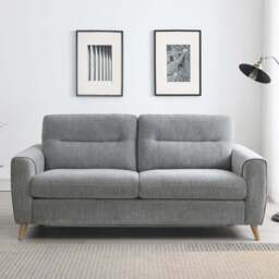 Tribeca 2 Seater Grey Sofa Bed - Wilko - thumbnail 1