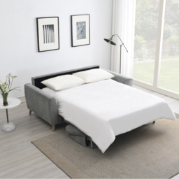 Tribeca 2 Seater Grey Sofa Bed - Wilko - thumbnail 5