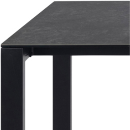 Florence Brentford Ceramic 6 Seater Dining Table Matt Black - Furniture To Go - Wilko - thumbnail 6