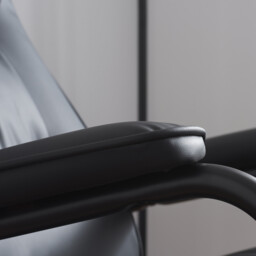 Memphis Black Swivel Chair - Wilko - thumbnail 7