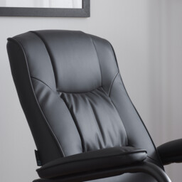 Memphis Black Swivel Chair - Wilko - thumbnail 5