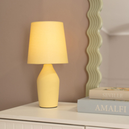 ValueLights Arlo Sunshine Yellow Shade Ceramic LED Table Lamp - Size: 36.5 x 18 x 18cm - Wilko - thumbnail 3