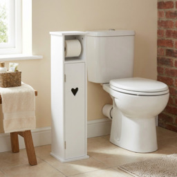Oxford White Toilet Roll Holder - Size: 18 x 75 x 18cm - Wilko - thumbnail 7