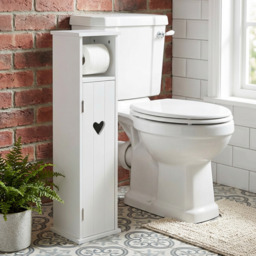 Oxford White Toilet Roll Holder - Size: 18 x 75 x 18cm - Wilko - thumbnail 6