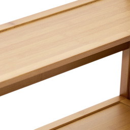 Living and Home Single Drawer 3 Shelf Natural Bamboo Desktop Bookshelf - Wilko - thumbnail 6