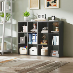 HOMCOM 6 Cube Black Bookshelf - Size: 91.5 cm x 29.5 cm x 61.5 cmcm - Wilko - thumbnail 6
