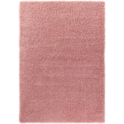 Desire Rugs Oxford Baby Pink Plain Shaggy Rug 120 x 170cm - Babypink - Wilko