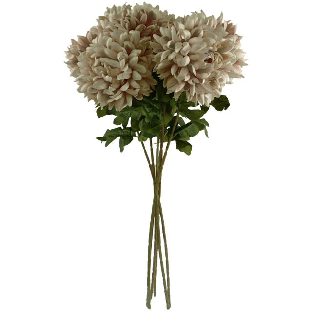 Leaf Reflex Chrysanthemum Mushroom Artificial Flower 2ft 6 Pack - Size: 75 x 20 x 20cm - Brown - Wilko - image 1