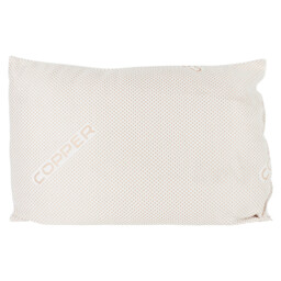 Copper Infused Pillow - White and Copper - Size: Single - Wilko - thumbnail 3
