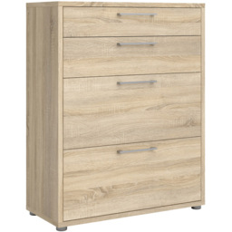 Florence 4 Drawer Oak Office Storage - Size: 40.1 x 89.2 x 113.4cm - Wood - Furniture to Go - Wilko - thumbnail 3