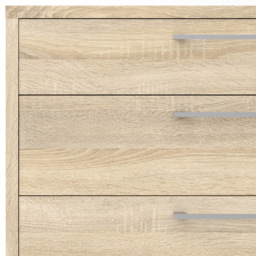 Florence 4 Drawer Oak Office Storage - Size: 40.1 x 89.2 x 113.4cm - Wood - Furniture to Go - Wilko - thumbnail 6