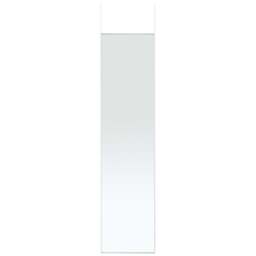 Living and Home White Frame Over Door Full Length Mirror 37 x 147cm - Size: 147 x 37cm - Wilko