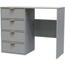 Crowndale 4 Drawer Dusk Grey Dressing Table - Wilko - thumbnail 3