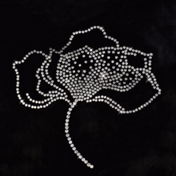 Intimates Black Diamante Rose Velvet Filled Cushion 43 x 43cm 2 Pack - Wilko - thumbnail 3
