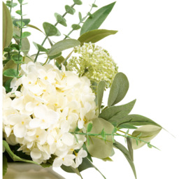 Hydrangea Vase Arrangement White - Wilko - thumbnail 4
