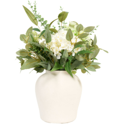 Hydrangea Vase Arrangement White - Wilko - thumbnail 3