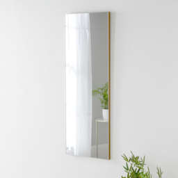 Yearn Gold Narrow Dressing Mirror 120 x 45cm - Wilko - thumbnail 3