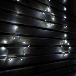 Samuel Alexander 140 White LED Star Curtain Lights - Size: 15 x 120 x 15cm - Wilko - thumbnail 5