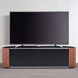 MDA Designs Sirius 1600 Hybrid 2 Door Walnut and Oak TV Cabinet - Size: 45 x 160 x 48cm - Multi - Wilko - thumbnail 1