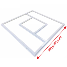 ENER-J 40W 6500K Cool White LED Panel Light 600 x 600mm - Size: 62 x 3 x 62.5cm - Wilko - thumbnail 7