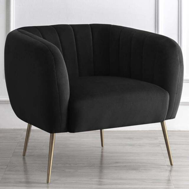 Artemis Home Matilda Black Accent Chair - Size: Single - Wilko - image 1