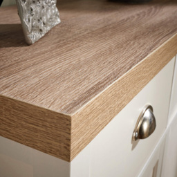 Home Source Avon 2 Door 2 Drawer Off White Sideboard - Size: 81 x 79 x 35cm - Wilko - thumbnail 7