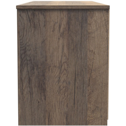 Crowndale New York 4 Drawer White Matt and Vintage Oak Chest of Drawers Ready Assembled - Wilko - thumbnail 5
