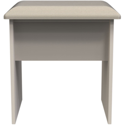 Crowndale Cube Matt Kashmir Dressing Table Stool - Cream - Wilko - thumbnail 4