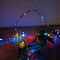 Samuel Alexander 50 Multicolour MicroBrights LED Battery Operated String Light 2.5m - Size: 2 x 250 x 2cm - Multi Coloured - Wilko - thumbnail 4