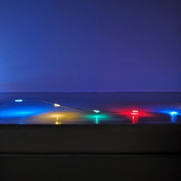 Samuel Alexander 50 Multicolour MicroBrights LED Battery Operated String Light 2.5m - Size: 2 x 250 x 2cm - Multi Coloured - Wilko