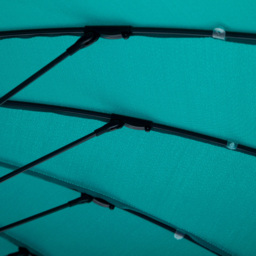 Outsunny Turquoise Crank Handle Cantilever Shanghai Parasol with Cross Base 3m - Green - Wilko - thumbnail 4