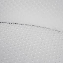Sienna Tufted Dot Duvet Cover and Pillowcase Set - White/Double - Wilko - thumbnail 4