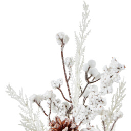 Pom Pom Pinecone Spray White - White - Wilko - thumbnail 4