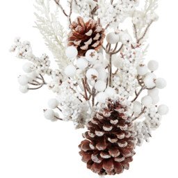 Pom Pom Pinecone Spray White - White - Wilko - thumbnail 3