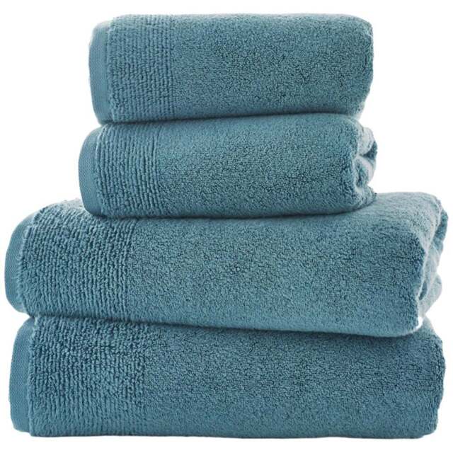 Deyongs Palazzo Petrol Hand Towel 2 Pack - Size: 50 x 90cm - Blue - Wilko - image 1