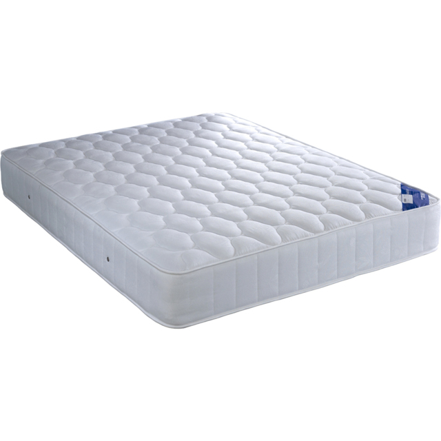 Neptune Small Double Coil Sprung Mattress - White - Bedmaster - Wilko - image 1