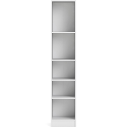 Florence Basic 4 Shelf White Narrow Tall Bookcase - Furniture to Go - Wilko - thumbnail 5