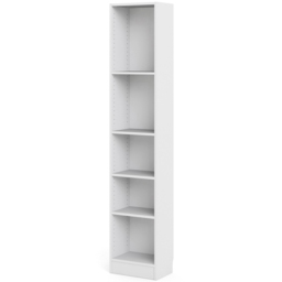 Florence Basic 4 Shelf White Narrow Tall Bookcase - Furniture to Go - Wilko - thumbnail 4