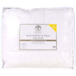 Divante King Size White Duck Feather and Down Quilt Duvet 10.5 Tog - Wilko