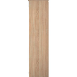 Crowndale Milan 2 Door White Gloss and Bardolino Oak Tall Wardrobe Ready Assembled - White Gloss & Bardolino Oak - Wilko - thumbnail 4