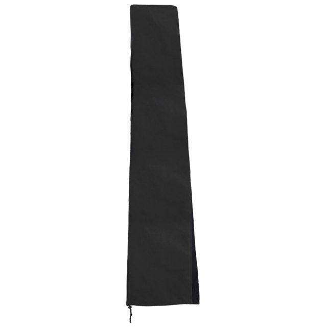 Living and Home Outdoor Umbrella Parasol Cover with Zipper 48 x 185cm - Black - Wilko - image 1