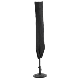 Living and Home Outdoor Umbrella Parasol Cover with Zipper 48 x 185cm - Black - Wilko - thumbnail 3